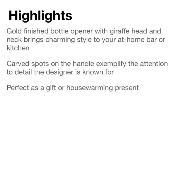 Lily Pulitzer barware set and giraffe  can opener - Picture 8 of 8